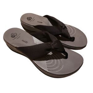 Clarks Cloudsteppers Arla Gilson thong flip flop womens sandals 7